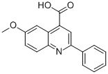 structure of CAS# 32795-58-7, 6-Methoxy-2-Phenyl-4-Quinolinecarboxylic Acid;6-Methoxy-2-Phenyl-Quinoline-4-Carboxylate;6-Methoxy-2-Phenyl-4-Quinolinecarboxylate;6-Methoxy-2-Phenyl-Cinchoninate