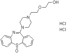 CAS#: 329218-11-3， 2-[2-[4-(5-Oxidodibenzo[b,f][1,4]Thiazepin-11-Yl)-1-Piperazinyl]Ethoxy]-Ethanol ,Dihydrochloride