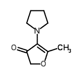 CAS#: 329769-49-5， 5-Methyl-4-(1-Pyrrolidinyl)-3(2H)-Furanone