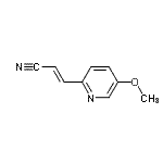 CAS#: 329974-33-6， (2E)-3-(5-Methoxy-2-Pyridinyl)Acrylonitrile