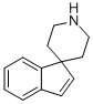 structure of CAS# 33042-66-9, Spiro[Indene-1,4'-Piperidine];Spiro[1H-Indene-1,4'-Piperidine];SPIRO[INDENE-1,4'-PIPERIDINE]