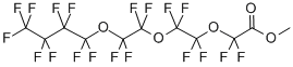structure of CAS# 330562-42-0, Methyl Perfluoro-3,6,9-Trioxatridecanoate;PERFLUORO-3,6,9-TRIOXATRIDECANOIC ACID METHYL ESTER;METHYL PERFLUORO-3,6,9-TRIOXATRIDECANOATE