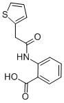 结构式 CAS# 330635-60-4, 2-[(2-噻吩-2-基乙酰基)氨基]苯甲酸