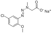 CAS#: 33067-78-6， Sodium 2-[(5-Chloro-2-Methoxyphenyl)Diazenyl-Methylamino]Acetate