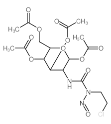 CAS#: 33073-62-0， [2,5-Diacetyloxy-6-(Acetyloxymethyl)-3-[(2-Chloroethyl-Nitrosocarbamoyl)Amino]Oxan-4-Yl] Acetate