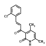 CAS#: 331445-67-1， 3-[(2E)-3-(2-Chlorophenyl)-2-Propenoyl]-4,6-Dimethyl-2(1H)-Pyridinone