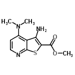 CAS#: 331857-03-5， Methyl 3-Amino-4-(Dimethylamino)Thieno[2,3-b]Pyridine-2-Carboxylate