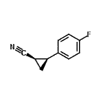 CAS#: 331941-38-9， (1R,2S)-2-(4-Fluorophenyl)Cyclopropanecarbonitrile