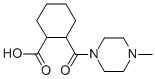 structure of CAS# 331947-27-4, 2-(4-Methyl-Piperazine-1-Carbonyl)-Cyclohexanecarboxylic Acid;(1R,2S)-2-[(4-Methyl-1-Piperazin-4-Iumyl)-Oxomethyl]-1-Cyclohexanecarboxylate;(1R,2S)-2-(4-Methylpiperazin-4-Ium-1-Yl)Carbonylcyclohexane-1-Carboxylate;Zinc00201631