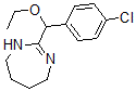 CAS#: 33210-37-6， 2-[(4-Chlorophenyl)-Ethoxymethyl]-4,5,6,7-Tetrahydro-1H-1,3-Diazepine