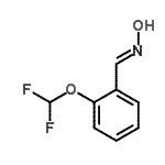CAS 登录号：332110-52-8， (E)-1-[2-(二氟甲氧基)苯基]-N-羟基甲亚胺