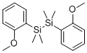 structure of CAS# 332343-84-7, Bis(2-Methoxyphenyl)-1,1,2,2-Tetramethyldisilane;Bis(2-Methoxyphenyl)-1,1,2,2-Tetramethyldisilane, 95%;1,2-Bis(2-Methoxyphenyl)-1,1,2,2-Tetramethyldisilane