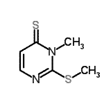 CAS#: 33267-98-0， 3-Methyl-2-(Methylsulfanyl)-4(3H)-Pyrimidinethione