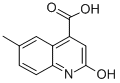 structure of CAS# 33274-47-4, 6-Methyl-2-Oxo-1,2-Dihydro-4-Quinolinecarboxylic Acid;2-Keto-6-Methyl-1H-Quinoline-4-Carboxylic Acid;Oprea1_028908;Oprea1_317463