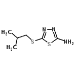 CAS#: 33313-07-4， 5-(Isobutylsulfanyl)-1,3,4-Thiadiazol-2-Amine