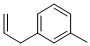 structure of CAS# 3333-20-8, 3-(3-Methylphenyl)Prop-1-Ene