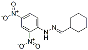 structure of CAS# 3335-68-0, N-(Cyclohexylmethylideneamino)-2,4-Dinitroaniline;N-(Cyclohexylmethyleneamino)-2,4-Dinitro-Aniline;N-(Cyclohexylmethyleneamino)-2,4-Dinitroaniline;(Cyclohexylmethyleneamino)-(2,4-Dinitrophenyl)Amine