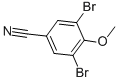 structure of CAS# 3336-39-8, Bromoxynil-Methyl Ether;Bromoxynil-Methyl Ether (Iso,Bsi,Ansi,Wssa);3,5-DIBROMO-4-METHOXYBENZONITRILE 97%;3,5-DIBROMO-4-METHOXYBENZONITRILE