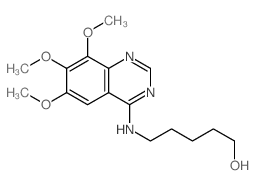 CAS#: 33371-02-7， 5-[(6,7,8-Trimethoxyquinazolin-4-Yl)Amino]Pentan-1-Ol