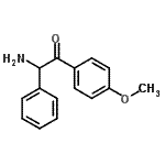 CAS 登录号：33420-69-8， 2-氨基-1-(4-甲氧基苯基)-2-苯乙酮