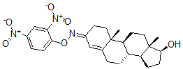 CAS#: 33514-83-9， (3Z,8R,9S,10R,13S,14S,17S)-3-(2,4-Dinitrophenoxy)Imino-10,13-Dimethyl-1,2,6,7,8,9,11,12,14,15,16,17-Dodecahydrocyclopenta[a]Phenanthren-17-Ol