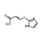 CAS#: 335155-51-6， (2E)-3-(1H-Imidazol-2-Ylsulfanyl)Acrylic Acid