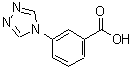 structure of CAS# 335255-80-6, 3-(4H-1,2,4-Triazol-4-Yl)Benzoic Acid;3-(1,2,4-triazol-4-yl)benzoic acid;3-(4H-1,2,4-triazol-4-yl)benzoic acid;3-[1,2,4]Triazol-4-yl-benzoic acid