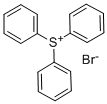 structure of CAS# 3353-89-7, Triphenylsulfonium Bromide;Triphenylsulfonium Bromide;T214;Triphenyl Sulphonium Bromide