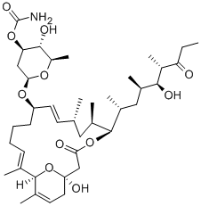 结构式 CAS# 33538-71-5, 杀黑星菌素 A
