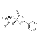 CAS#: 33556-40-0， O-[(4S)-4-Methyl-5-Oxo-2-Phenyl-4,5-Dihydro-1,3-Oxazol-4-Yl] Ethanethioate