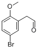 CAS 登录号：33567-61-2， 2-(5-溴-2-甲氧基苯基)乙醛