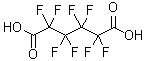 structure of CAS# 336-08-3, Octafluoroadipic Acid;2,2,3,3,4,4,5,5-Octafluorohexanedioic Acid;Ncistruc1_001037;St5135060