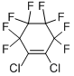 structure of CAS# 336-19-6, 1,2-Dichlorooctafluorocyclohex-1-Ene;1,2-Dichloro-3,3,4,4,5,5,6,6-Octafluoro-Cyclohexene;Brn 1886511;Cyclohexene, 1,2-Dichloro-3,3,4,4,5,5,6,6-Octafluoro- (9Ci)