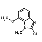 CAS#: 33604-88-5， 2-Chloro-7-Methoxy-1-Methyl-1H-Benzimidazole