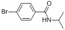 structure of CAS# 336182-29-7, 4-Bromo-N-Isopropylbenzamide;4-Bromo-N-Isopropylbenzamide;N-Isopropyl 4-Bromobenzamide
