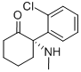 structure of CAS# 33643-47-9, (+)-Ketamine;(2S)-2-(2-Chlorophenyl)-2-(Methylamino)Cyclohexanone Hydrochloride;(+)-KETAMINE;Ketanest S
