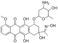 CAS#: 33644-59-6， (E)-1-[(2S,4S)-4-(4-Amino-5-Hydroxy-6-Methyloxan-2-Yl)Oxy-2,5,12-Trihydroxy-7-Methoxy-6,11-Dioxo-3,4-Dihydro-1H-Tetracen-2-Yl]Ethylidene-Hydroxy-Methylazanium Chloride