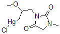 CAS#: 3367-28-0， Chloro-[2-Methoxy-3-(3-Methyl-2,5-Dioxoimidazolidin-1-Yl)Propyl]Mercury