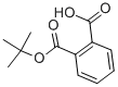 structure of CAS# 33693-84-4, Tert-Butyl Hydrogen Phthalate;2-Tert-Butoxycarbonylbenzoic Acid;2-(Tert-Butoxy-Oxomethyl)Benzoic Acid;1,2-Benzenedicarboxylic Acid, Mono(1,1-Dimethylethyl) Ester