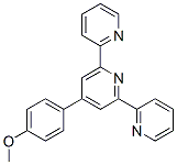 structure of CAS# 337511-97-4, 4'-(4-Methoxyphenyl)-2,2':6',2''-Terpyridine;4''-(4-METHOXYPHENYL)-2,2'':6'',2''-TERPYRIDINE 98%;4'-(4-METHOXYPHENYL)-2,2':6',2''-TERPYRIDINE