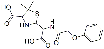 CAS#: 33823-37-9， 2-[2-Hydroxy-2-Oxo-1-[[2-(Phenoxy)Acetyl]Amino]Ethyl]-5,5-Dimethyl-1,3-Thiazolidine-4-Carboxylic Acid