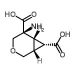 CAS#: 338468-43-2， (1R,5S,6S,7S)-5-Amino-3-Oxabicyclo[4.1.0]Heptane-5,7-Dicarboxylic Acid