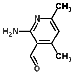CAS#: 33853-69-9， 2-Amino-4,6-Dimethylnicotinaldehyde