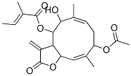 CAS#: 33853-87-1， [(3aS,4S,6E,9S,10Z,11aR)-9-Acetyloxy-5-Hydroxy-6,10-Dimethyl-3-Methylidene-2-Oxo-3a,4,5,8,9,11a-Hexahydrocyclodeca[b]Furan-4-Yl] (Z)-2-Methylbut-2-Enoate