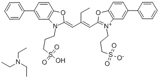 CAS#: 33898-60-1， 3,3'-Disulfopropyl-5,5'-Diphenyl-9-Ethyloxacarbocyanine Triethylammonium Salt
