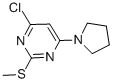 structure of CAS# 339017-59-3, 4-Chloro-2-(Methylthio)-6-(Pyrrolidin-1-Yl)Pyrimidine;4-Chloro-2-(Methylthio)-6-(Pyrrolidin-1-Yl)Pyrimidine 98%;4-Chloro-2-(Methylthio)-6-(Pyrrolidin-1-Yl)Pyrimidine