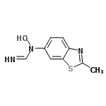 CAS#: 339071-04-4， N-Hydroxy-N-(2-methyl-1,3-benzothiazol-6-yl)imidoformamide