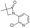 structure of CAS# 339100-95-7, 1-(2-Chloropyridin-3-Yl)-3,3-Dimethylazetidin-2-One
