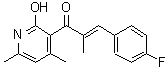CAS#: 339359-96-5， (2E)-3-(4-Fluorophenyl)-1-(2-Hydroxy-4,6-Dimethyl-3-Pyridinyl)-2-Methyl-2-Propen-1-One