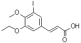 CAS#: 340216-06-0， (2E)-3-(3-Ethoxy-5-Iodo-4-Methoxyphenyl)Acrylic Acid